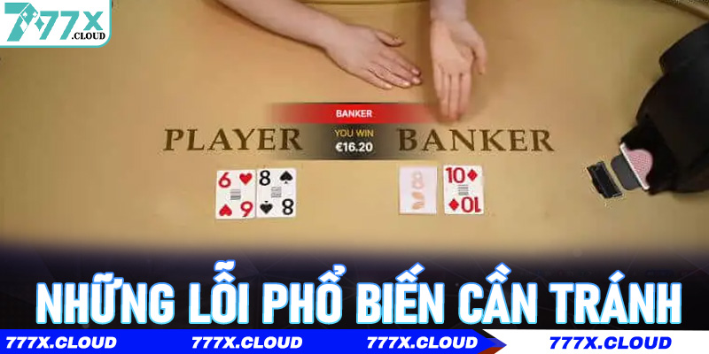 Những lỗi phổ biến cần tránh